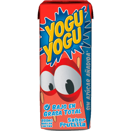 Pack 6 un. Bebida Láctea Yogu Yogu Frutilla 200 ml