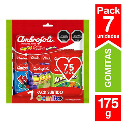 Pack 7 Gomitas Promocional 25 g