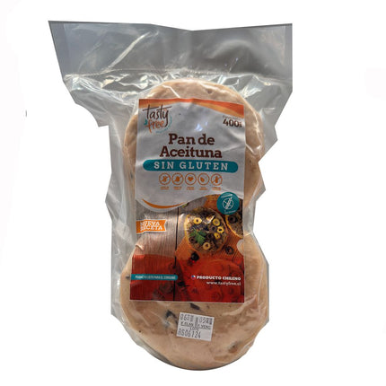 Pan Aceituna Sin Gluten TastyFree 400 g 4 un.