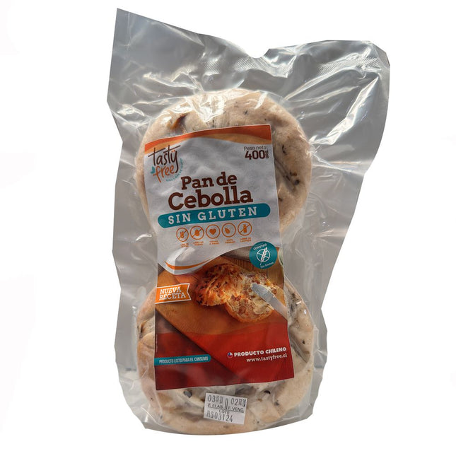 Pan Cebolla Sin Gluten Tastyfree 400 g 4 un.