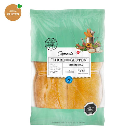 Pan Marraqueta Cuisine & Co Sin Gluten 480 g