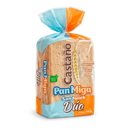 Pan Molde Castaño Miga Dúo 440 g