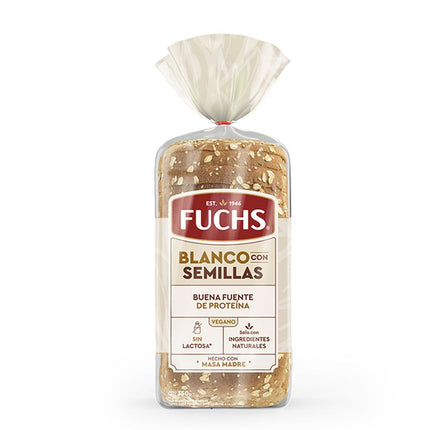Pan Molde Fuchs Blanco Semillas 350 g