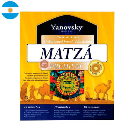 Pan Ázimo Matzoth Yanovsky caja 1 kg