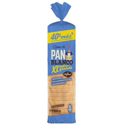Pan Molde Cuisine & Co Blanco XL 750 g