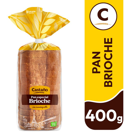 Pan Molde Castaño Brioche con Mantequilla 400 g