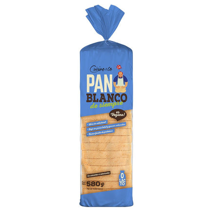 Pan Molde Cuisine & Co Familiar Blanco 580 g