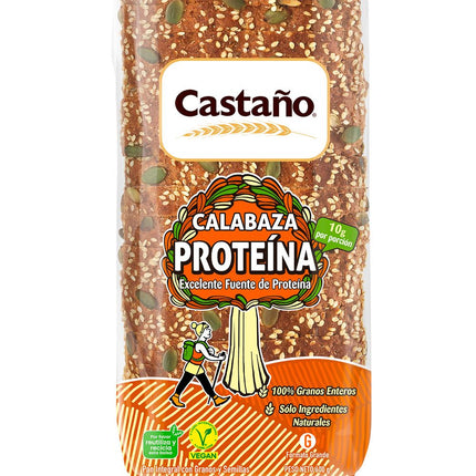 Pan Molde Integral Calabaza Proteína 600 g