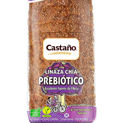 Pan Molde Integral Linaza y Chía Prebiótico
