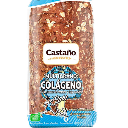 Pan Molde Integral Multigrano Light Colágeno 400 g