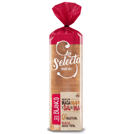 Pan Molde La Selecta Blanco Familiar 580 g
