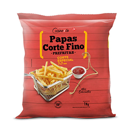Papas Fritas Cuisine & Co Extra Fina Congeladas 1 kg