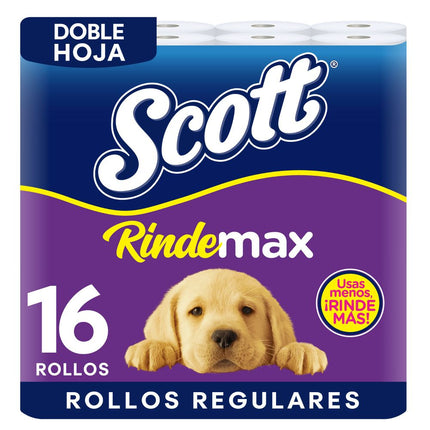 Papel Higiénico Scott Rindemax Doble Hoja 21.3 m 16 un.