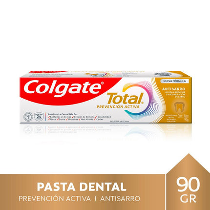 Pasta Dental Colgate Total Antisarro con Flúor 90 g