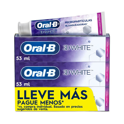 Pasta Dental Oral-B 3D White Brilliant Fresh 53 ml