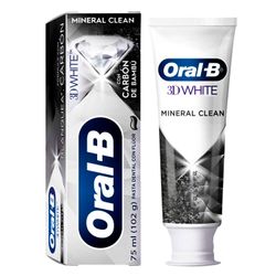 Pasta Dental Oral-B 3D White Mineral Clean 75 ml