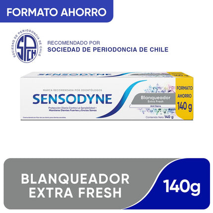 Pasta Dental Sensodyne Blanqueador Extra Fresh 140 g