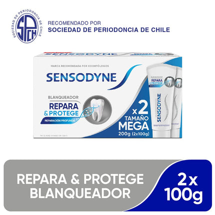 Pasta Dental Sensodyne Repara & Protege Blanqueadora 2 un. 100 g