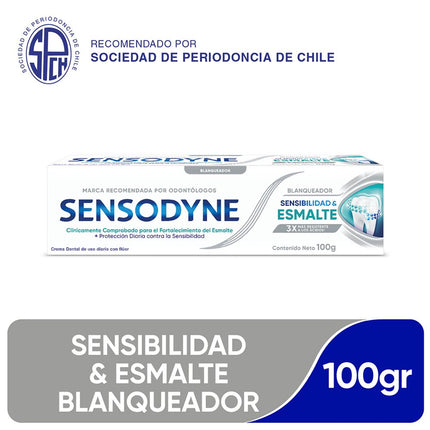 Pasta Dental Sensodyne Sensibilidad & Esmalte Blanqueador 100 g