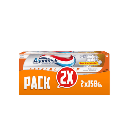 Pasta Dental Aquafresh Whitening 158 g 2 un.