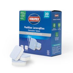 Pastillas para Lavavajillas Caja Virutex 20 un.