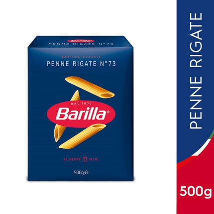 Penne Rigati N°73 Italiano Barilla Caja 500 g
