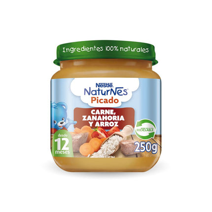 Picado Naturnes Carne Zanahoria Arroz 250 g