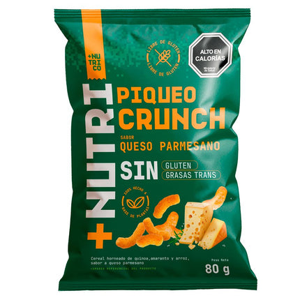 Piqueos Crunch Nutrico Queso Parmesa 80 g