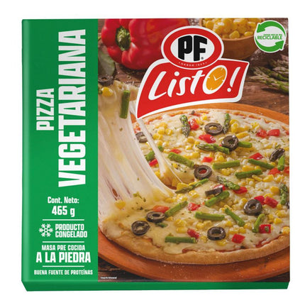 Pizza Vegetariana Congelada PF 465 g