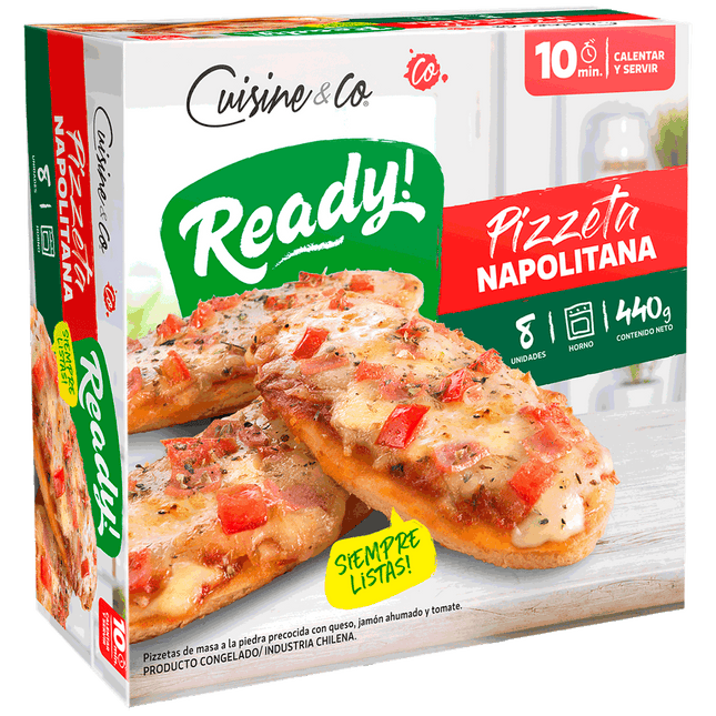 Pizzeta Napolitana Congelada 440 g