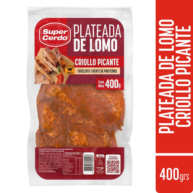 Plateada Lomo Criollo Cerdo Super Cerdo 400 g