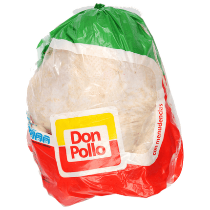 Pollo Entero con Menudencias Don Pollo Envasado