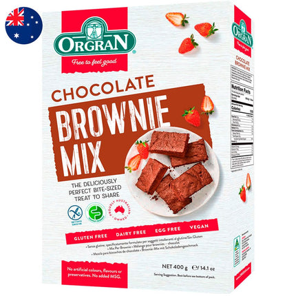 Premezcla para Cocinar Orgran Brownie Chocolate 400 g