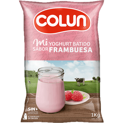 Yogurt Batido Colun Frambuesa Bolsa 1 kg