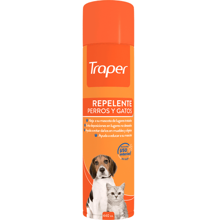 Repelente Traper Perro y Gato 440 cc