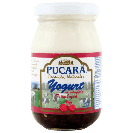 Yogurt Pucará con Mermelada de Frambuesa 230 g