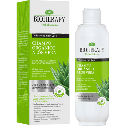Shampoo Bioherapy Aloe Vera Orgánico 330 ml