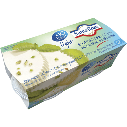 Queso Fresco Light Santa Rosa Envasado Trozo 250 g