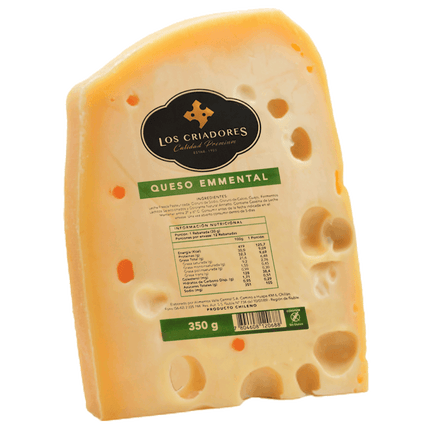 Queso Emmental Los Criadores Envasado Trozo 350 g