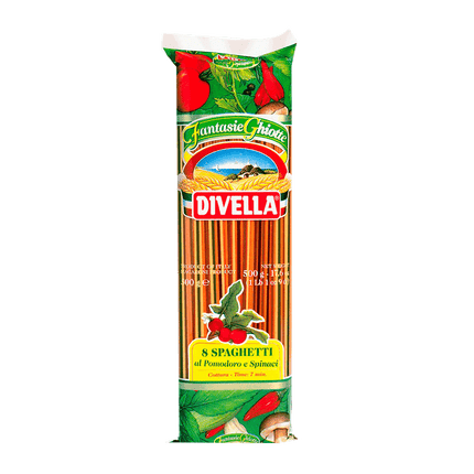Spaghetti Tomate Espinaca Divella 500 g