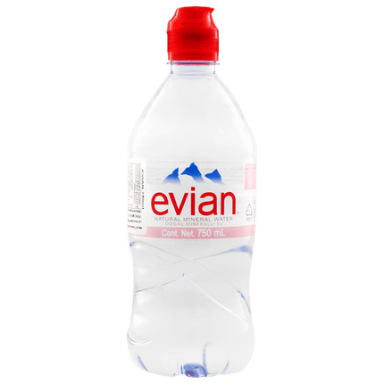 Agua Mineral Evian Sin Gas 750 ml