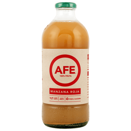 Jugo Afe Manzana Roja Desechable 1 L