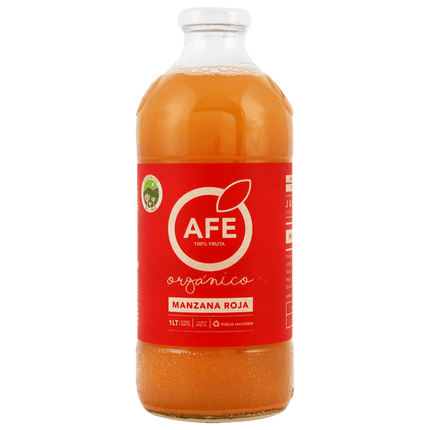 Jugo Orgánico Afe Manzana Botella Desechable 1 L