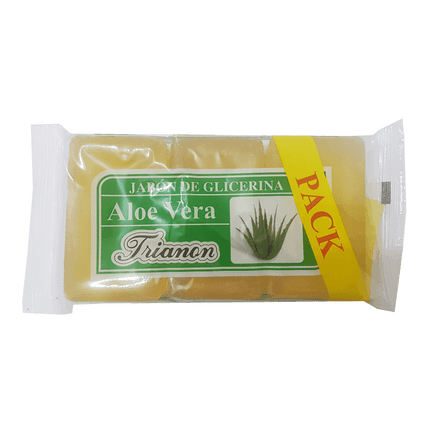 Jabón Barra Trianon Glicerina Aloe Vera 100 g 3 un.