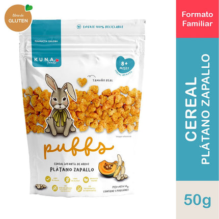 Puffs Kuna Foods Plátano Zapallo 50 g