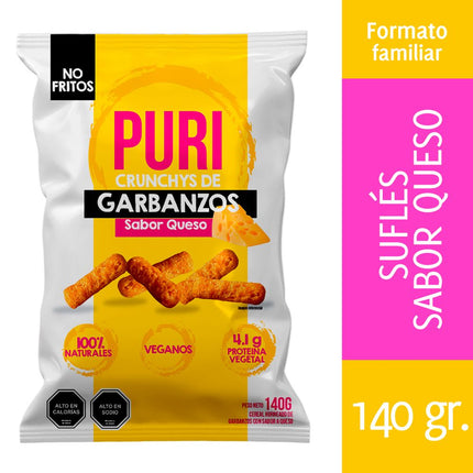 Soufflé Purisnacks Crunchy Sabor Queso 140 g