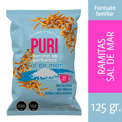 Ramitas Purisnack Oliva Sal de Mar 150 g