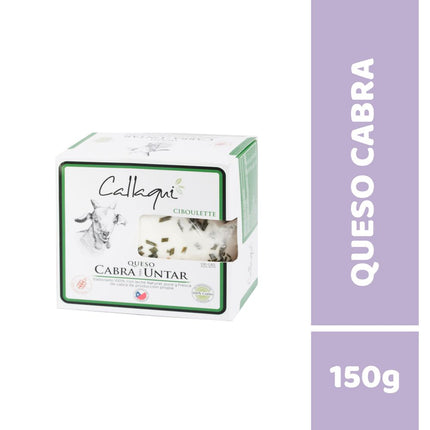 Queso Cabra Untable Callaqui Ciboulette Envasado Pote 150 g