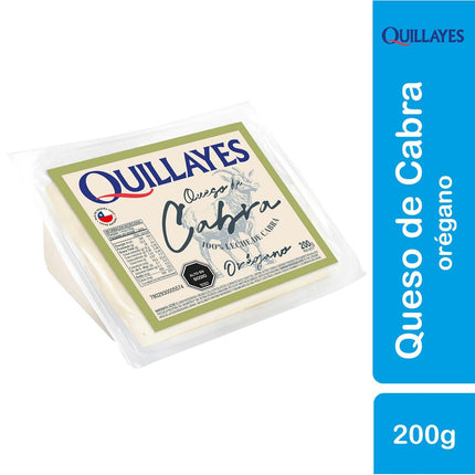 Queso de Cabra Quillayes Orégano Trozo 200 g