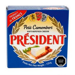 Queso Camembert Président en Lata 125 g